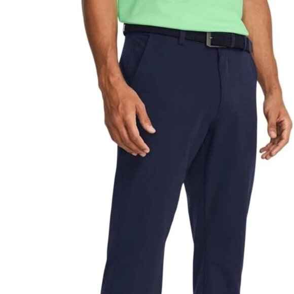 Under Armour Men's Tech Tapered Golf Pants 1374606-410 Midnight Navy, 32/34 - Picture 1 of 6